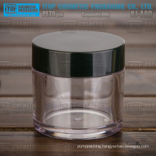 KJ-A80 80g chinese wholesale good price high quality high clear round 80g empty container for cosmetics